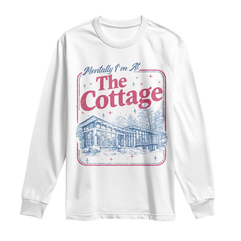Team Hollanov Fan Long Sleeve Shirt Mentally Im At The Cottage LGBT Romance Hockey TS10 White Print Your Wear