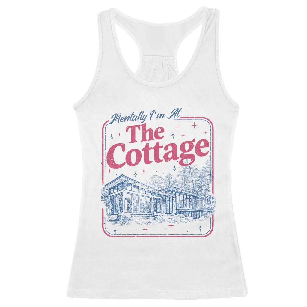 Team Hollanov Fan Racerback Tank Top Mentally Im At The Cottage LGBT Romance Hockey TS10 White Print Your Wear