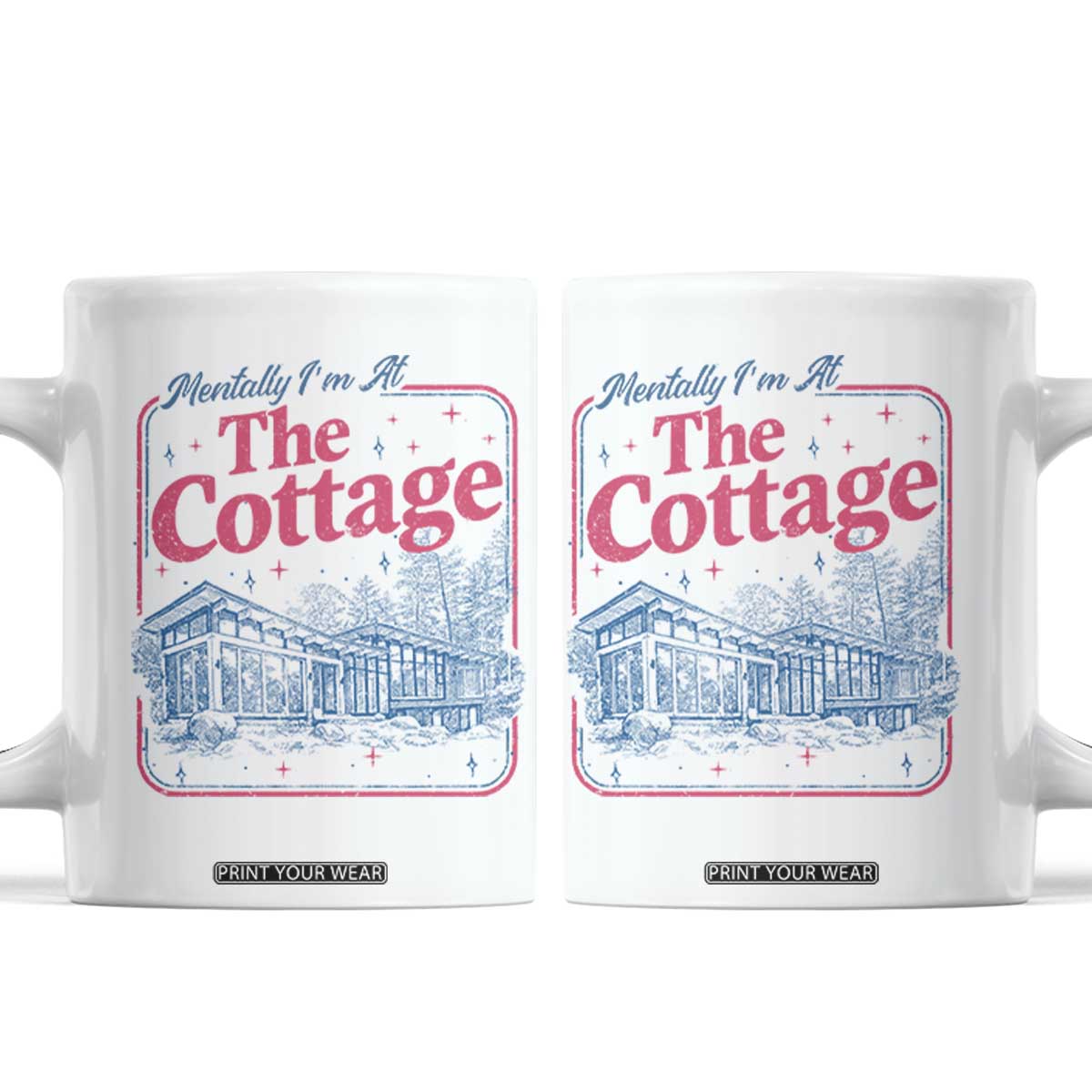 Team Hollanov Fan Coffee Mug Mentally Im At The Cottage LGBT Romance Hockey TS10 White Print Your Wear