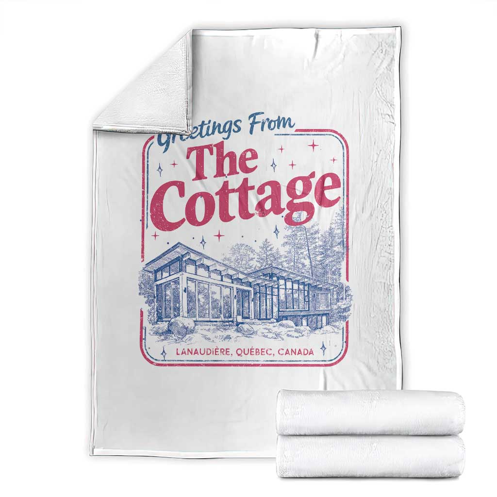 Coming To The Cottage Throw Blanket LGBT Romance Hockey Fan TS10 White Print Your Wear