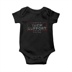 Tech Support Baby Onesie IT Support Programmer Engineer TS10 Black Print Your Wear