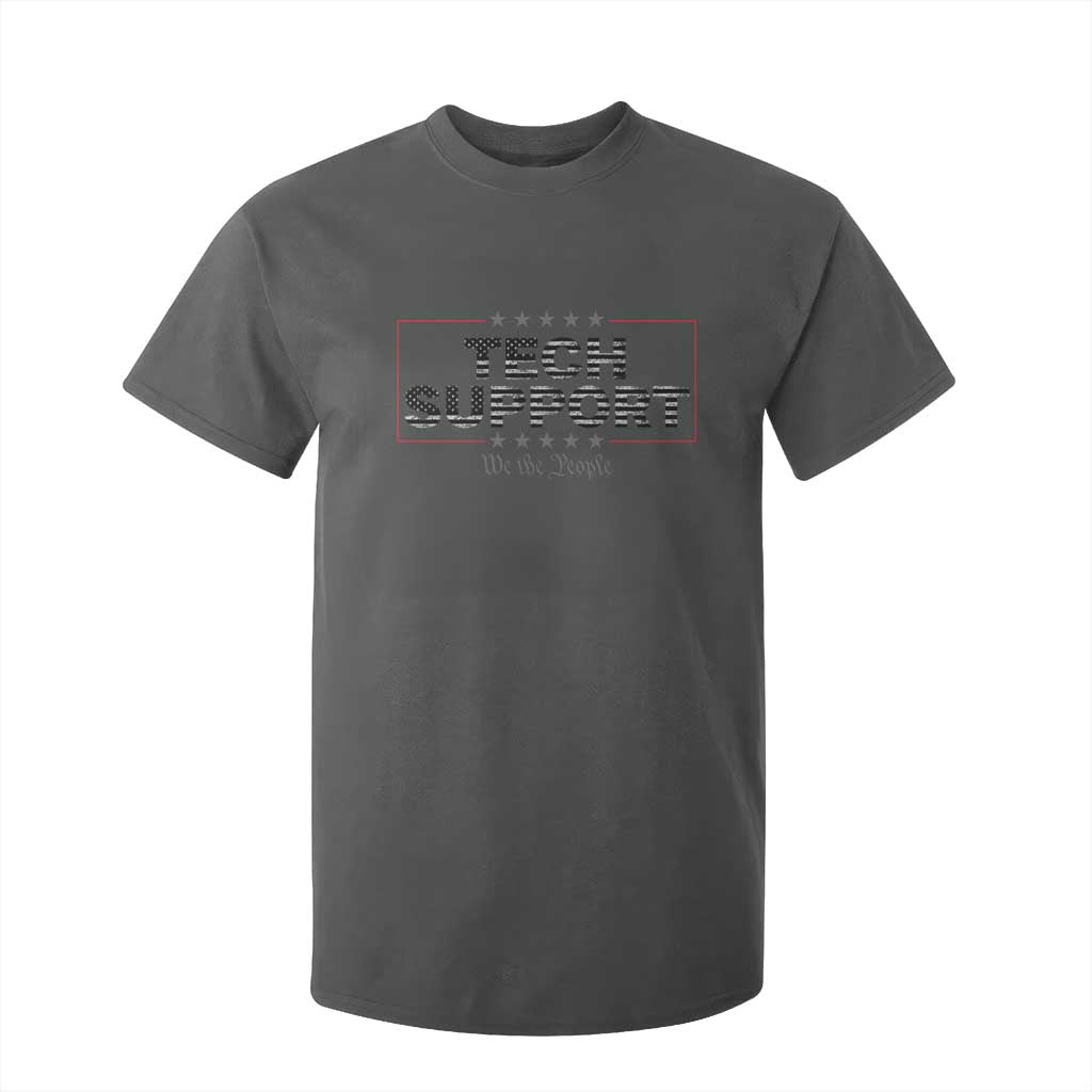 Tech Support T Shirt For Kid IT Support Programmer Engineer TS10 Dark Heather Print Your Wear