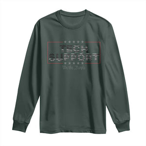 Tech Support Long Sleeve Shirt IT Support Programmer Engineer TS10 Dark Forest Green Print Your Wear