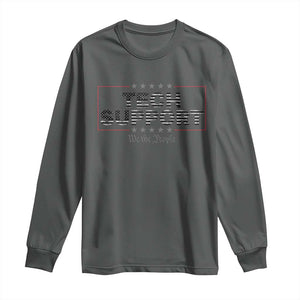 Tech Support Long Sleeve Shirt IT Support Programmer Engineer TS10 Dark Heather Print Your Wear