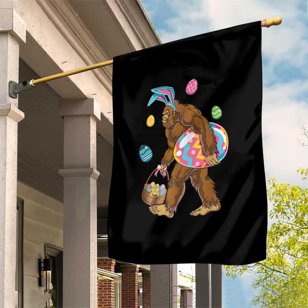 Bigfoot Easter Garden Flag Funny Sasquatch Eggs Hunting TS10 Print Your Wear
