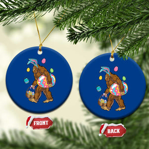 Bigfoot Easter Ceramic Ornament Funny Sasquatch Eggs Hunting TS10 1pc Blue Print Your Wear