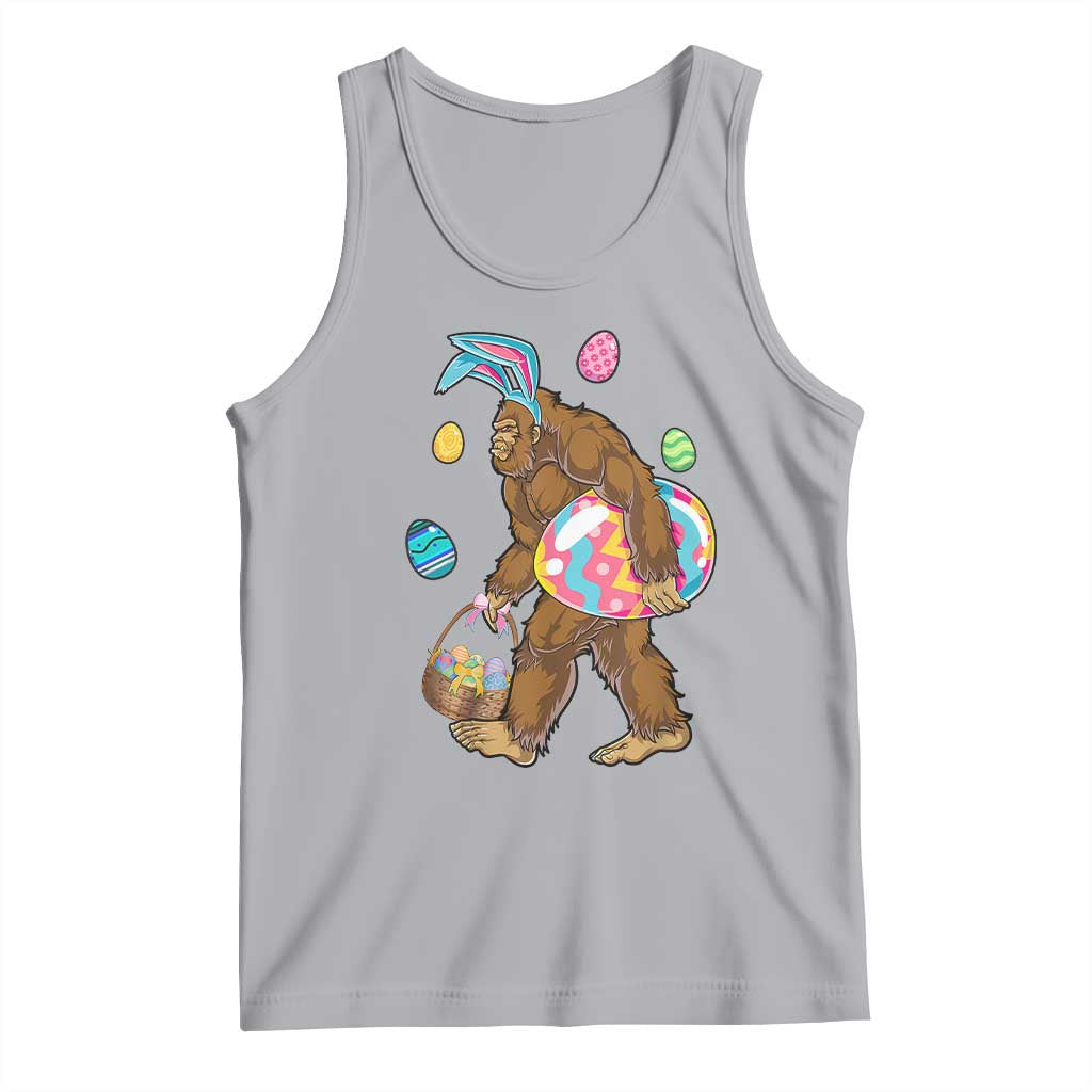 Bigfoot Easter Tank Top Funny Sasquatch Eggs Hunting TS10 Athletic Heather Print Your Wear