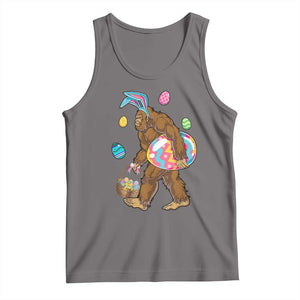 Bigfoot Easter Tank Top Funny Sasquatch Eggs Hunting TS10 Deep Heather Print Your Wear