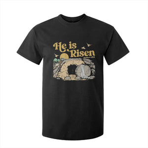 He Is Risen T Shirt For Kid Retro Vintage Easter Jesus Christian Apparel TS10 Black Print Your Wear