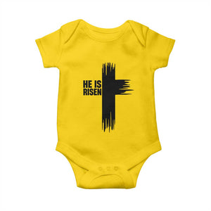 He Is Risen Baby Onesie Christian Easter Cross TS10 Daisy Print Your Wear