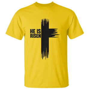 He Is Risen T Shirt Christian Easter Cross TS10 Daisy Print Your Wear