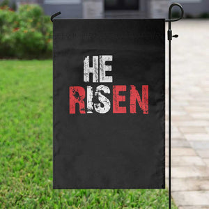 He Is Risen Garden Flag Vintage Christian Religious Faith TS10 Print Your Wear