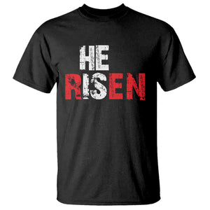 He Is Risen T Shirt Vintage Christian Religious Faith TS10 Black Print Your Wear