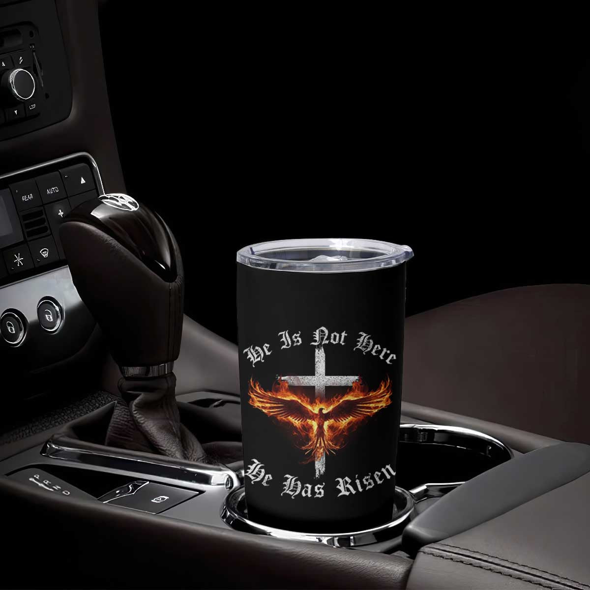 Easter Jesus Has Risen Tumbler Cup Christian Religious Phoenix Resurrection Cross TS10 Print Your Wear