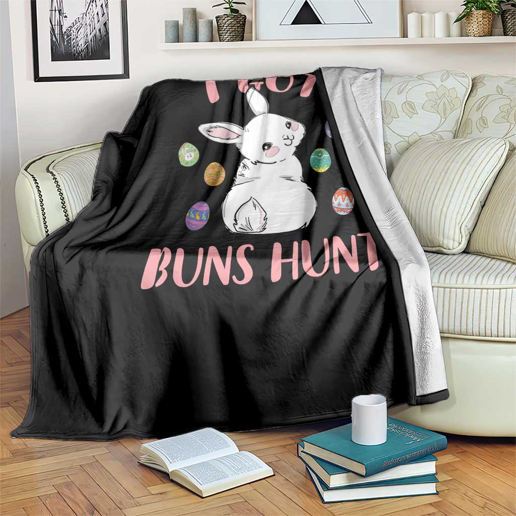 Rabbit Easter Bunny Sunglasses Throw Blanket I Got Buns Hun Funny Jokes TS10 Print Your Wear