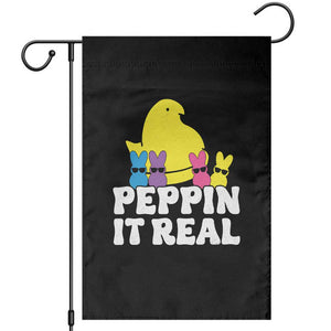 Easter Bunny Garden Flag Peepin It Real Rabbit Candy Easter TS10 Black Print Your Wear