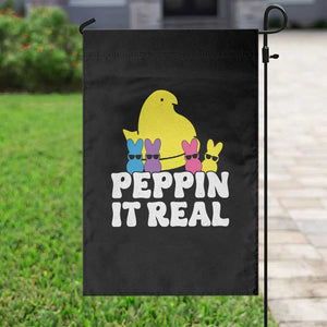 Easter Bunny Garden Flag Peepin It Real Rabbit Candy Easter TS10 Print Your Wear
