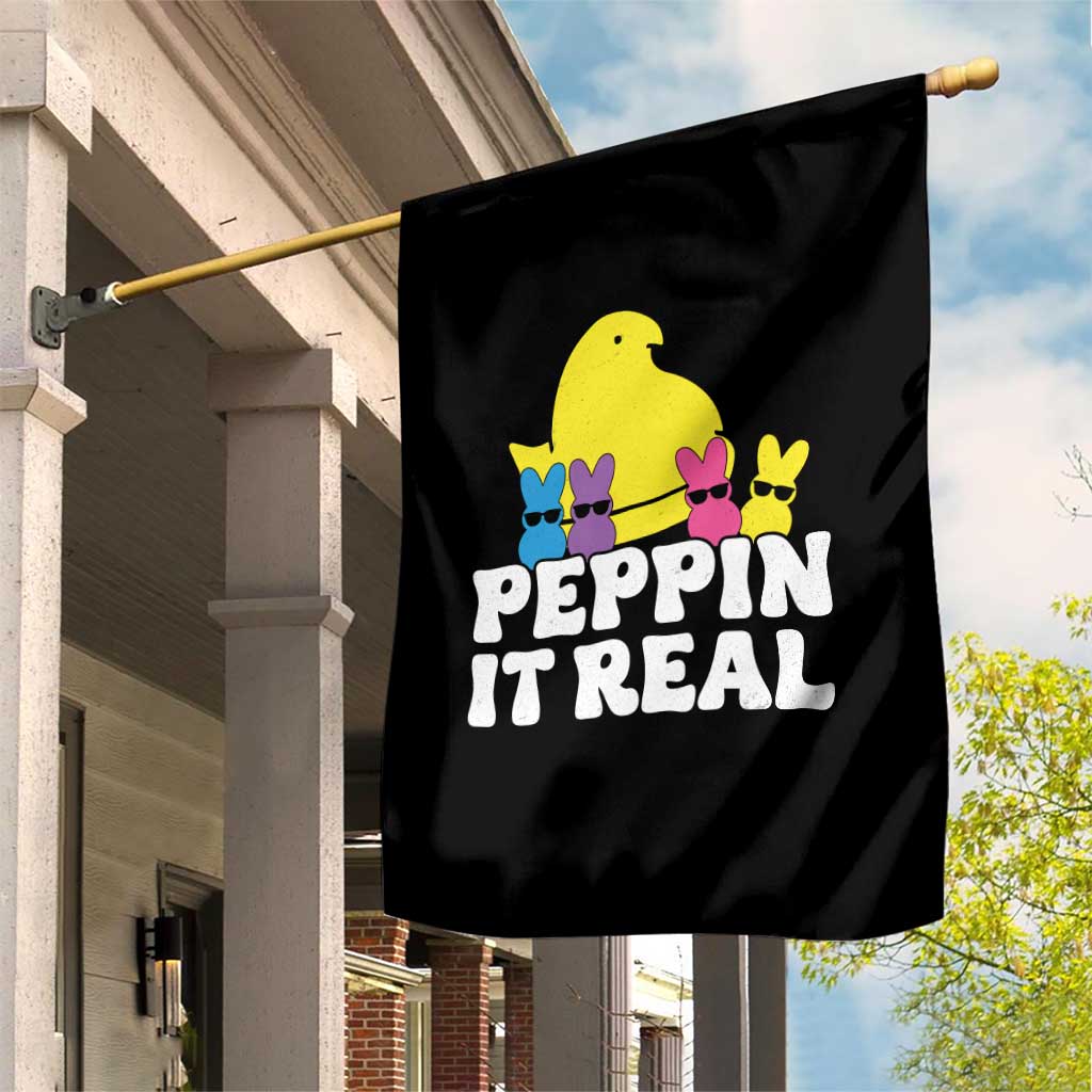 Easter Bunny Garden Flag Peepin It Real Rabbit Candy Easter TS10 Print Your Wear