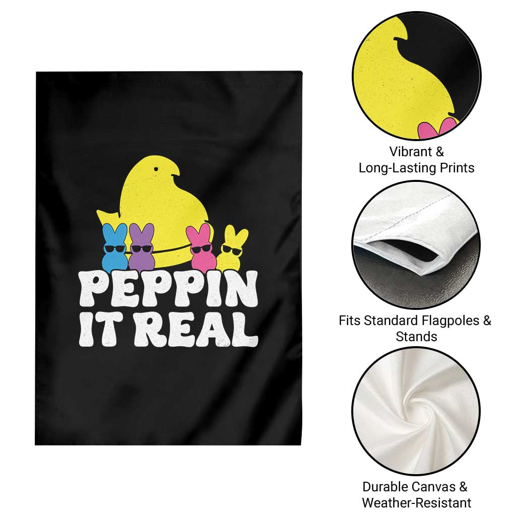 Easter Bunny Garden Flag Peepin It Real Rabbit Candy Easter TS10 Print Your Wear