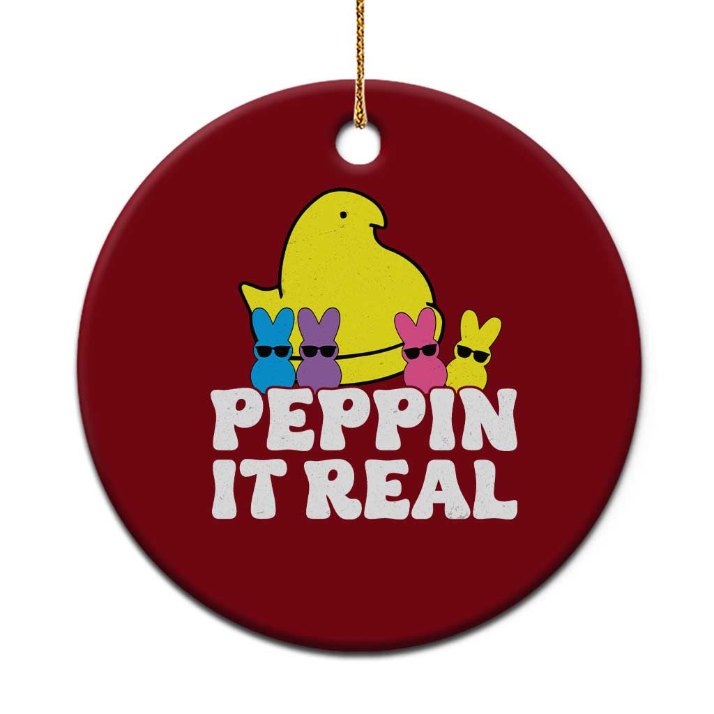 Easter Bunny Ceramic Ornament Peepin It Real Rabbit Candy Easter TS10 1pc Red Print Your Wear