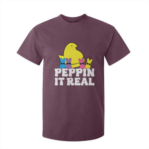 Easter Bunny T Shirt For Kid Peepin It Real Rabbit Candy Easter TS10 Maroon Print Your Wear