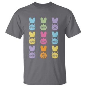 Easter Bruh T Shirt Gen Alpha Slang Skibidi Rizz Cute Bunny TS10 Charcoal Print Your Wear