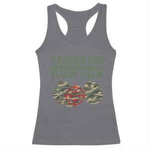 Easter Egg Hunter Racerback Tank Top Camo Funny Hunting TS10 Charcoal Print Your Wear