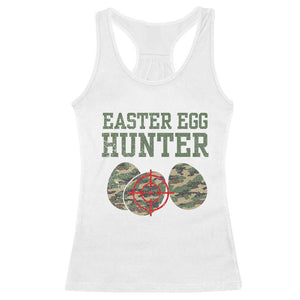 Easter Egg Hunter Racerback Tank Top Camo Funny Hunting TS10 White Print Your Wear