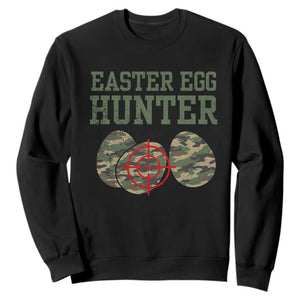 Easter Egg Hunter Sweatshirt Camo Funny Hunting TS10 Black Print Your Wear