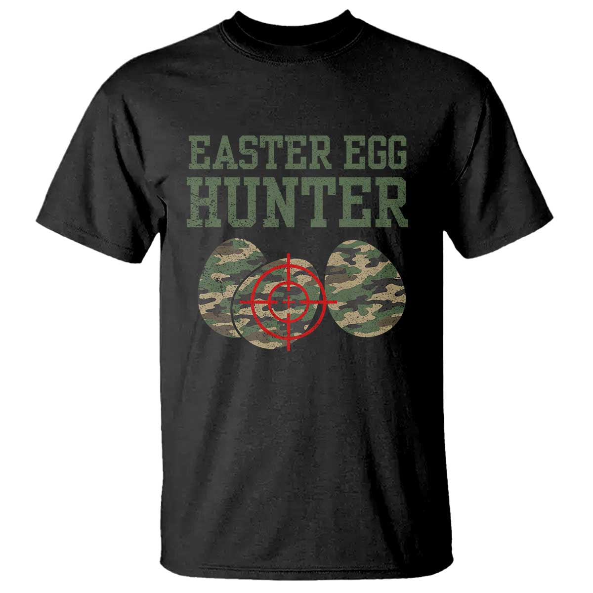 Easter Egg Hunter T Shirt Camo Funny Hunting TS10 Black Print Your Wear