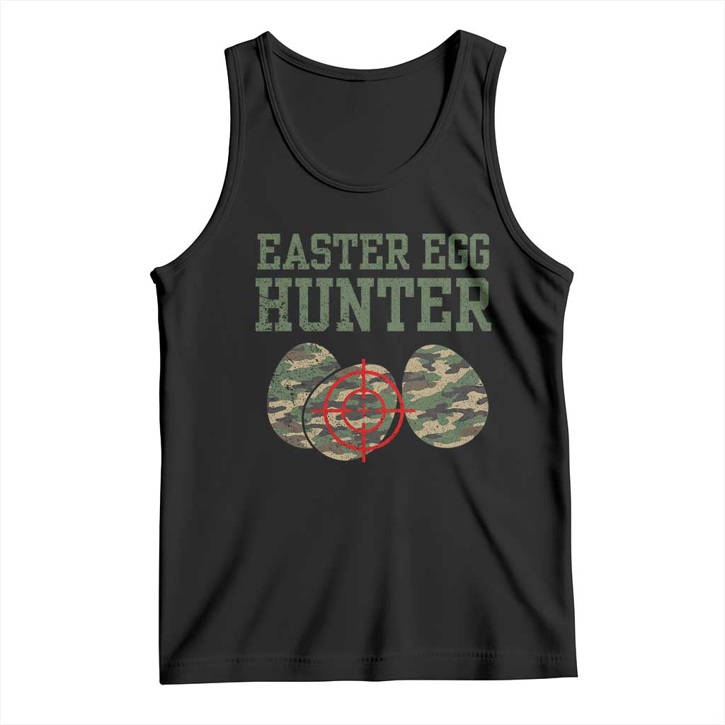 Easter Egg Hunter Tank Top Camo Funny Hunting TS10 Black Print Your Wear