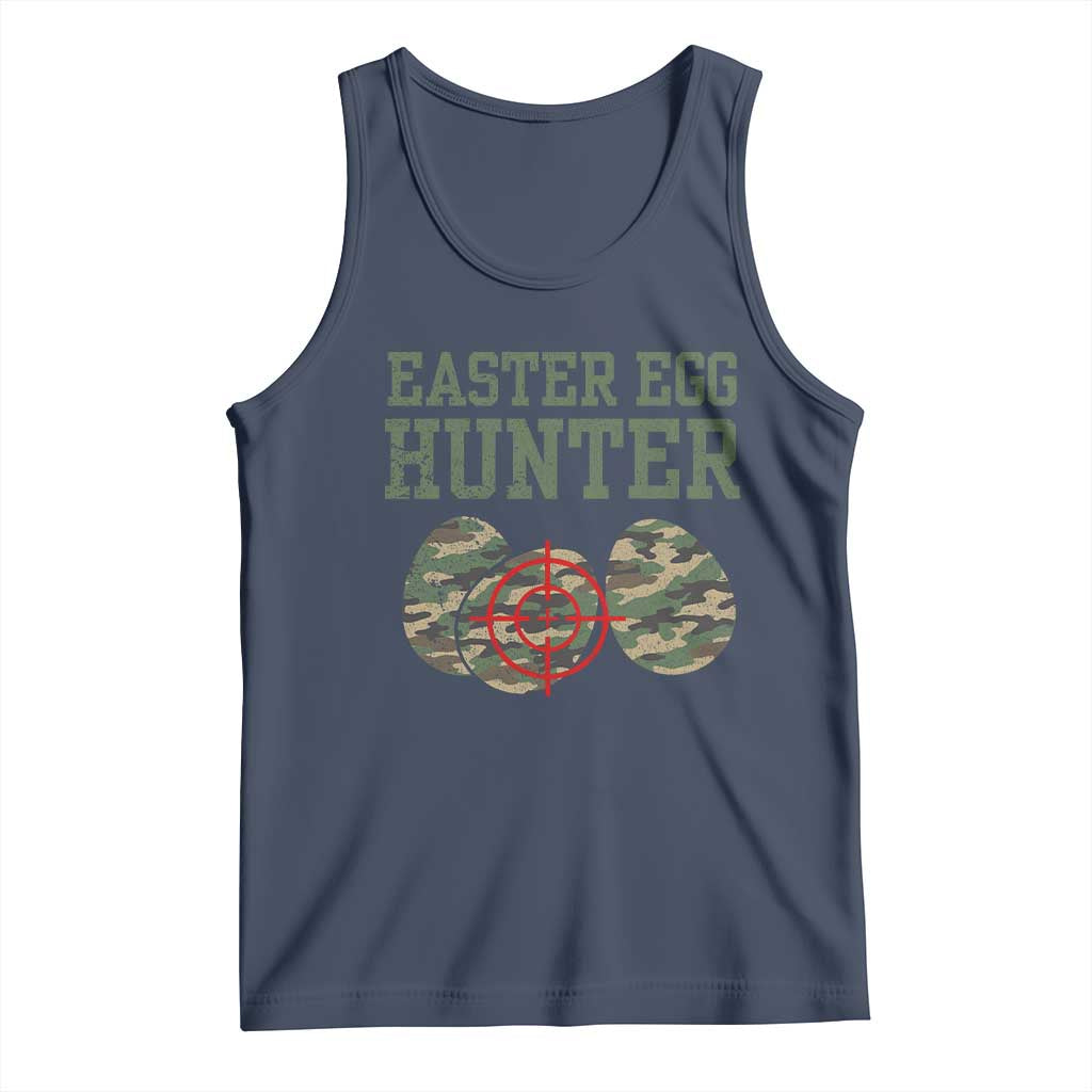 Easter Egg Hunter Tank Top Camo Funny Hunting TS10 Navy Print Your Wear