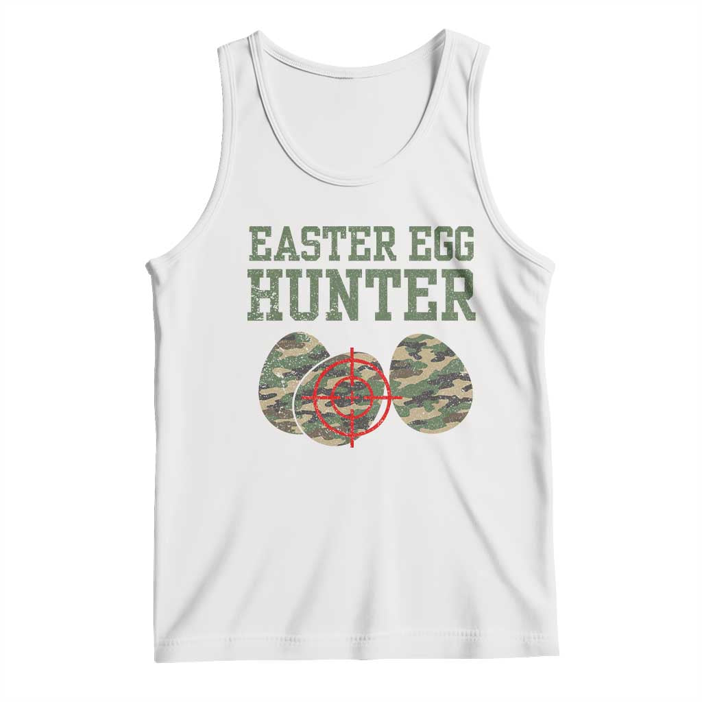 Easter Egg Hunter Tank Top Camo Funny Hunting TS10 White Print Your Wear