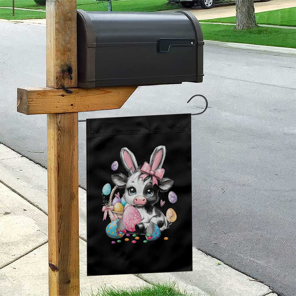 Easter Day Cow Garden Flag Cute Cow Bunny Heifer TS10 Print Your Wear