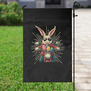 Biker Bunny Garden Flag Retro Easter Day Rabbit Ride Motorcycles Motorbike TS10 Print Your Wear