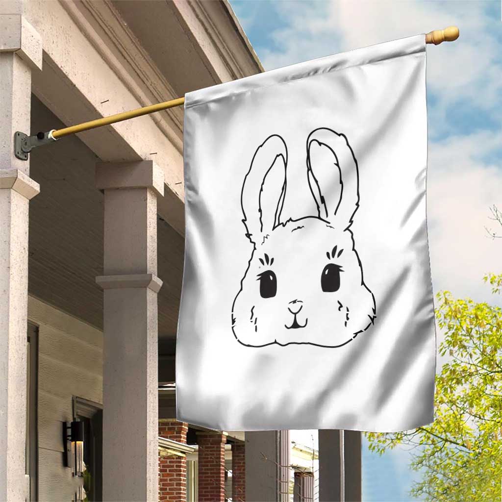 Cute Bunny Garden Flag Kawaii Rabbit Happy Easter Day TS10 Print Your Wear