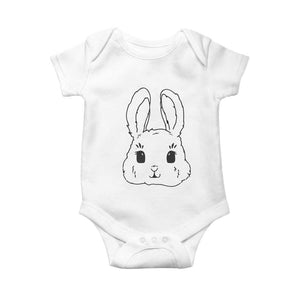 Cute Bunny Baby Onesie Kawaii Rabbit Happy Easter Day TS10 White Print Your Wear