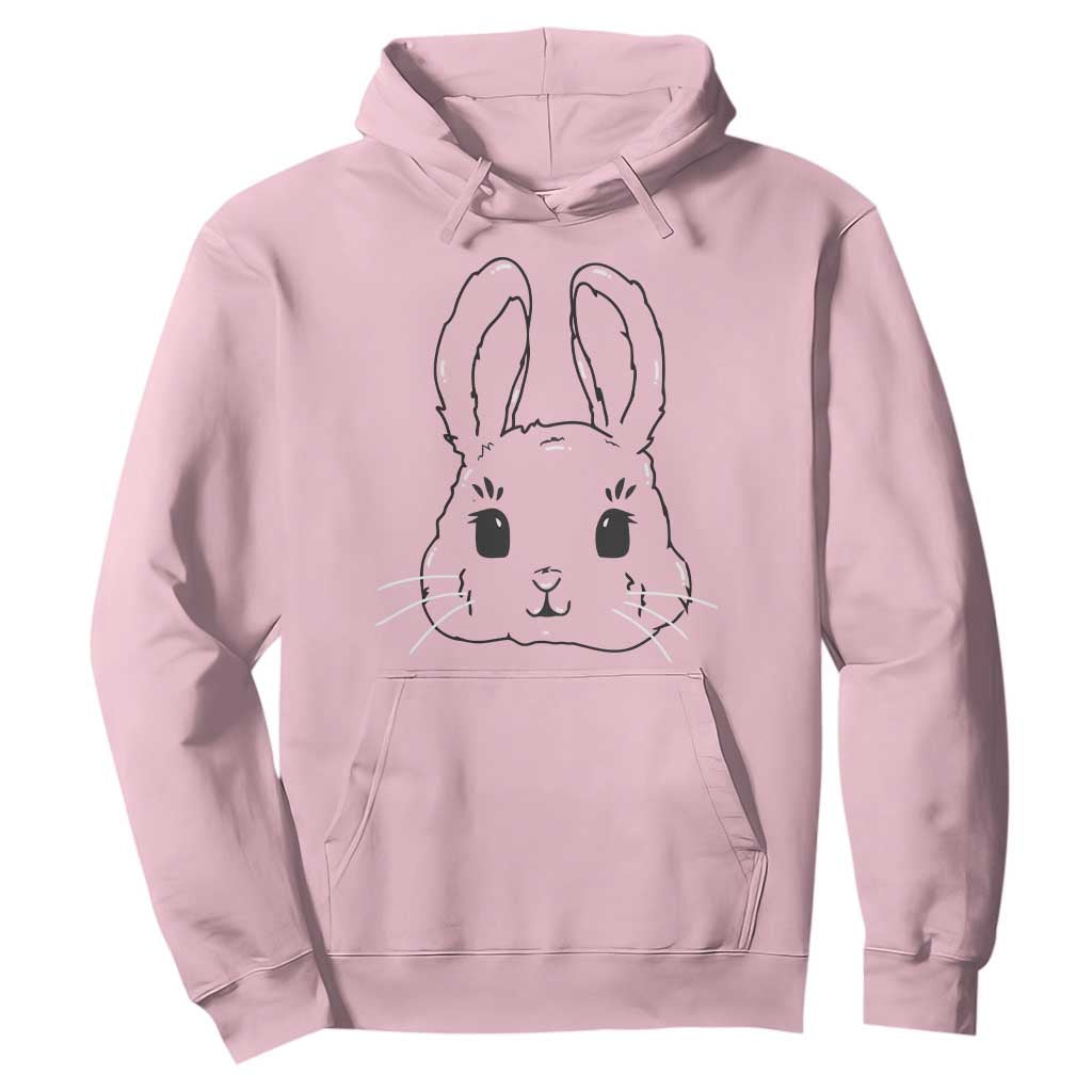 Cute Bunny Hoodie Kawaii Rabbit Happy Easter Day TS10 Light Pink Print Your Wear