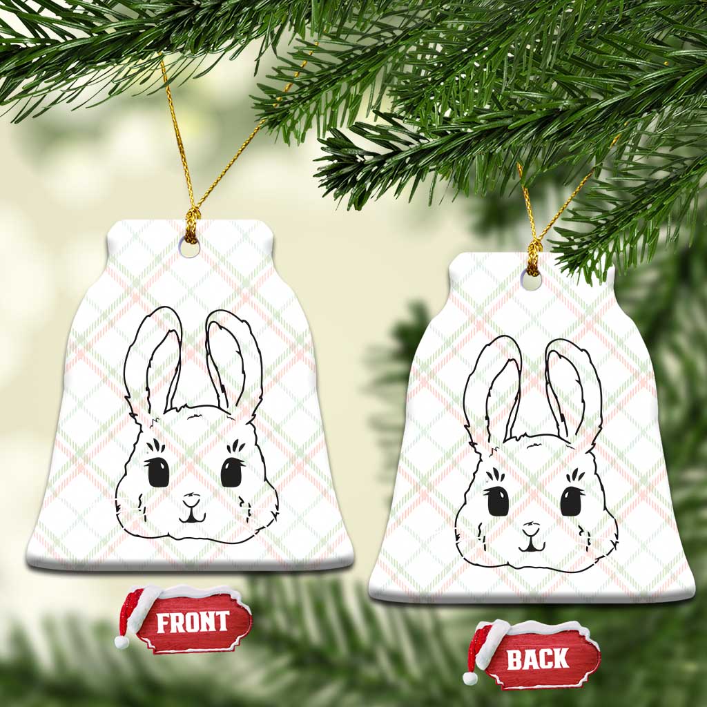 Cute Bunny Ceramic Ornament Kawaii Rabbit Happy Easter Day TS10 Print Your Wear