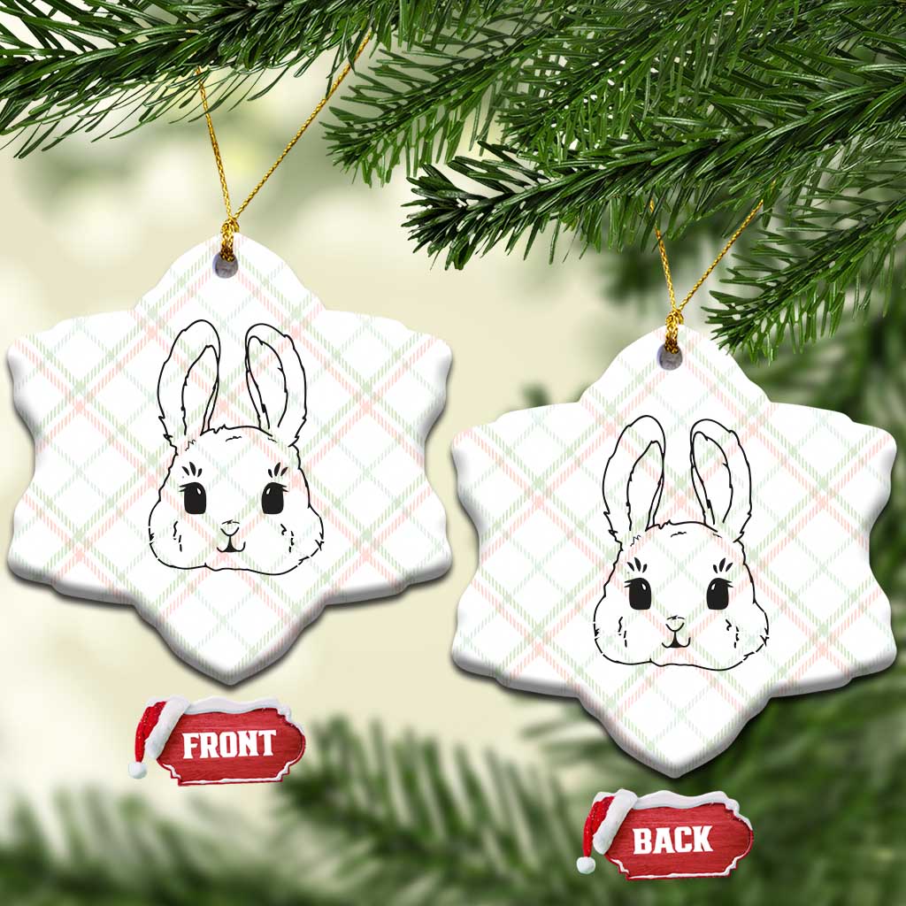 Cute Bunny Ceramic Ornament Kawaii Rabbit Happy Easter Day TS10 Print Your Wear