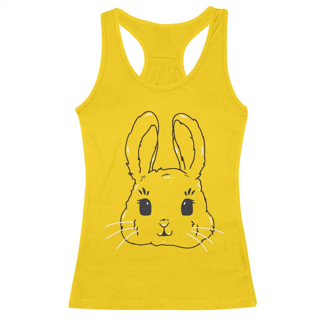 Cute Bunny Racerback Tank Top Kawaii Rabbit Happy Easter Day TS10 Daisy Print Your Wear