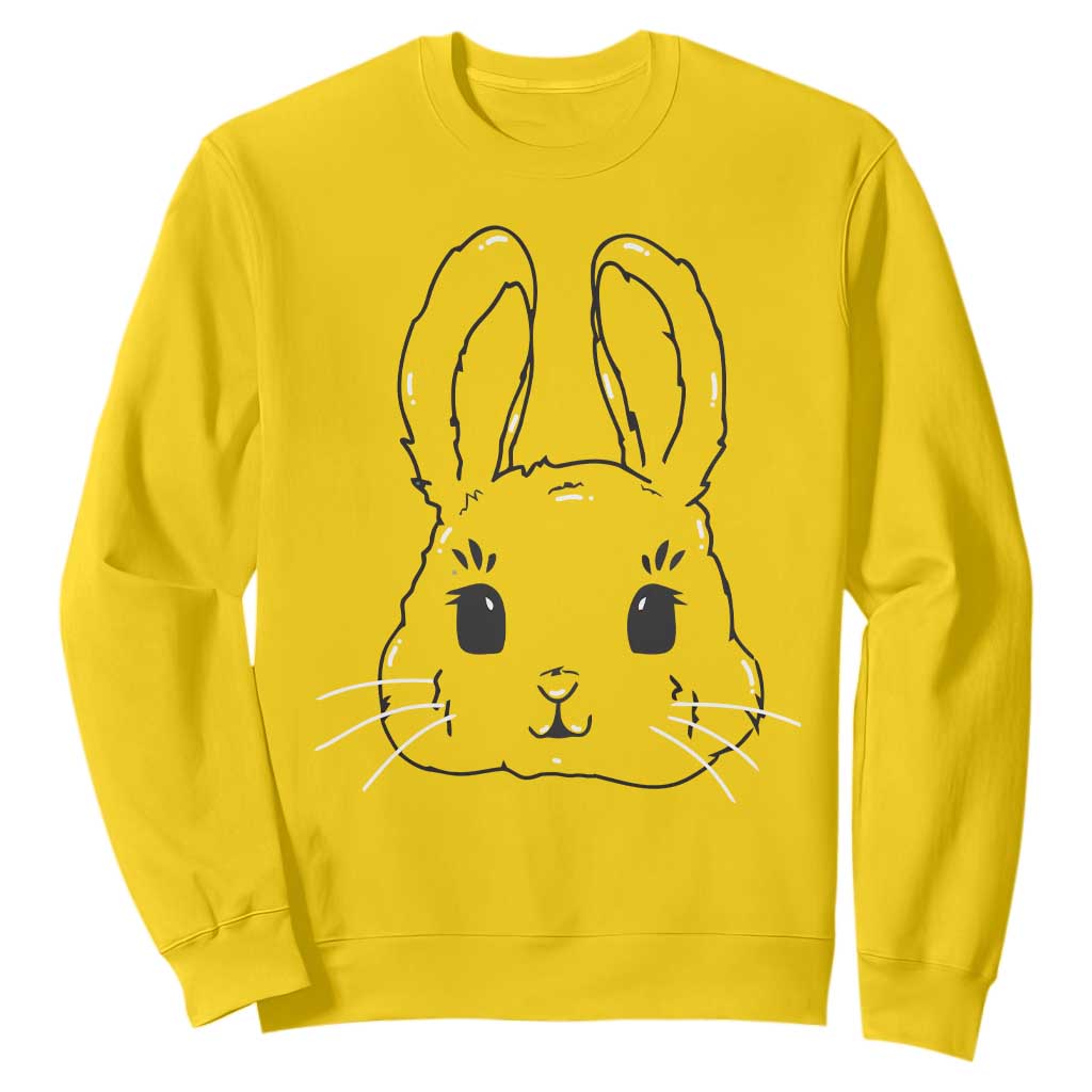 Cute Bunny Sweatshirt Kawaii Rabbit Happy Easter Day TS10 Daisy Print Your Wear