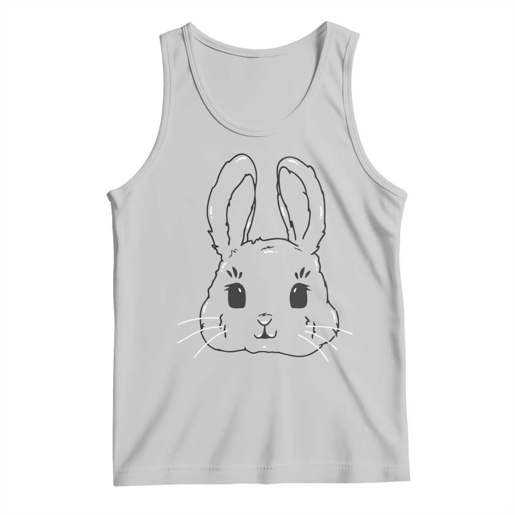 Cute Bunny Tank Top Kawaii Rabbit Happy Easter Day TS10 Ash Print Your Wear