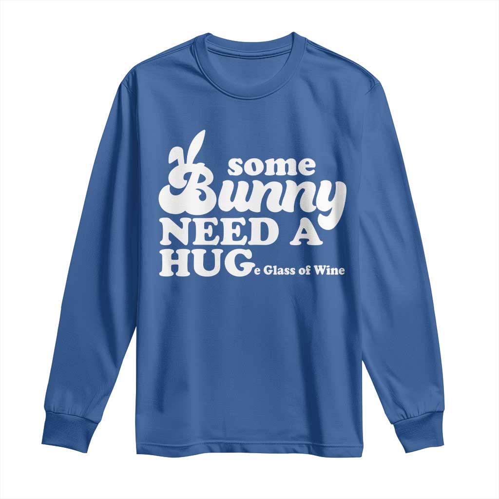Easter Long Sleeve Shirt Funny Adult Humor Inappropriate Drinking Gift TS10 Royal Blue Print Your Wear