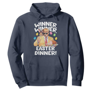 Easter Trump Hoodie Winner Winner Easter Dinner TS10 Navy Print Your Wear