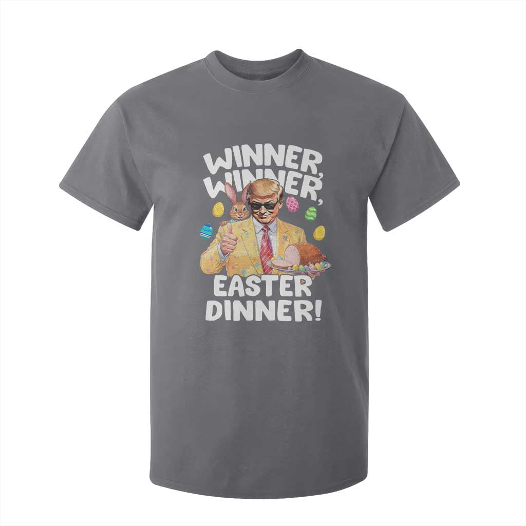 Easter Trump T Shirt For Kid Winner Winner Easter Dinner TS10 Charcoal Print Your Wear