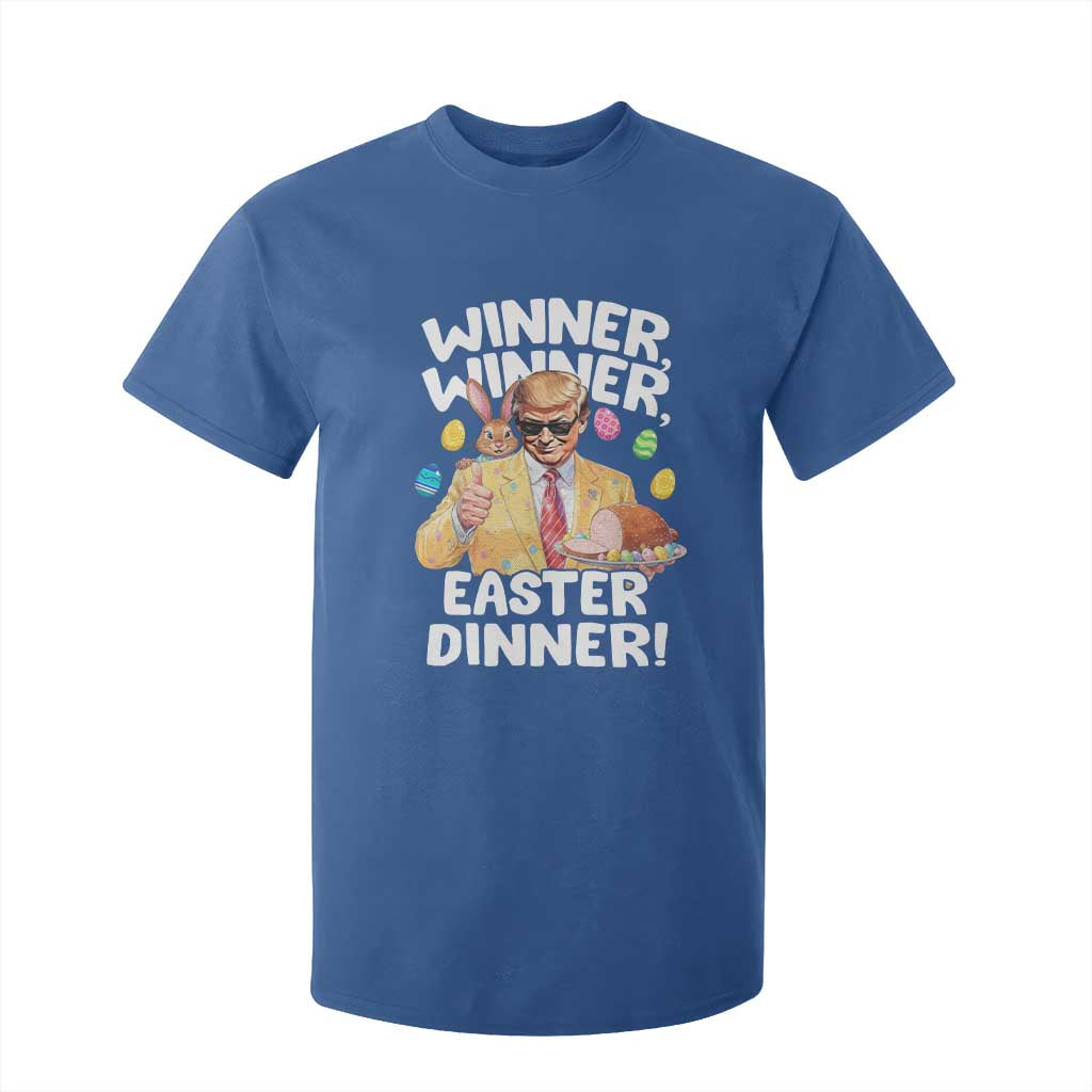 Easter Trump T Shirt For Kid Winner Winner Easter Dinner TS10 Royal Blue Print Your Wear