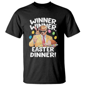 Easter Trump T Shirt Winner Winner Easter Dinner TS10 Black Print Your Wear