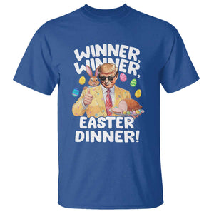 Easter Trump T Shirt Winner Winner Easter Dinner TS10 Royal Blue Print Your Wear