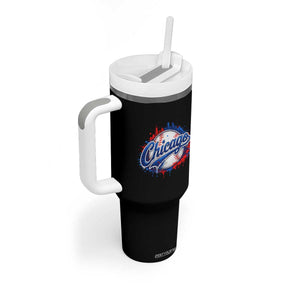 Chicago Pride Dripping Baseball Graphic Tumbler With Handle TS10 Print Your Wear